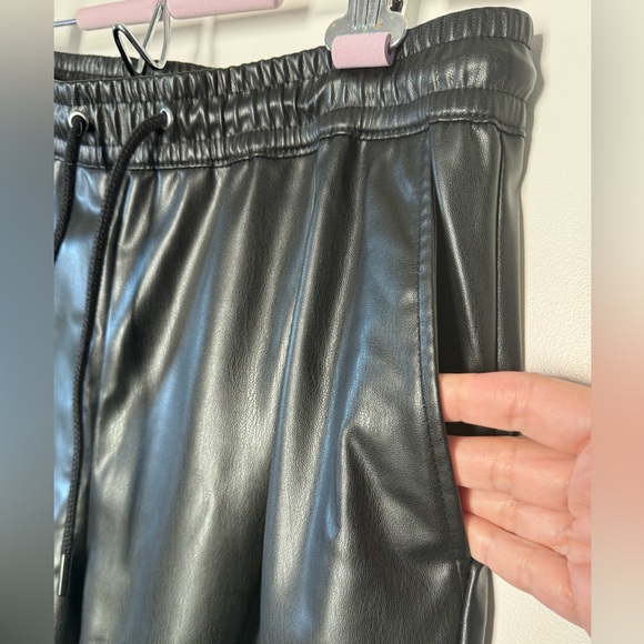 Zara* Faux Leather Joggers - Picture 6 of 6